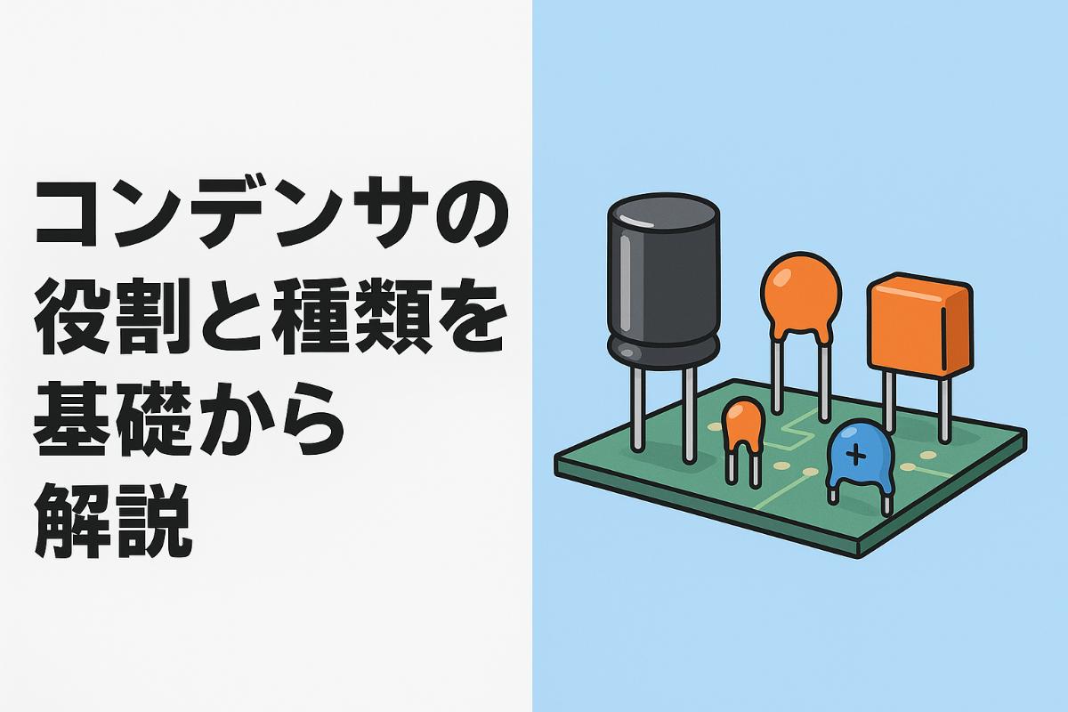 コンデンサの役割と種類を基礎から解説｜電子回路での応用例と選び方 ｜ 関西・大阪で建築や産業機械のことなら【NONメンテナンス株式会社】