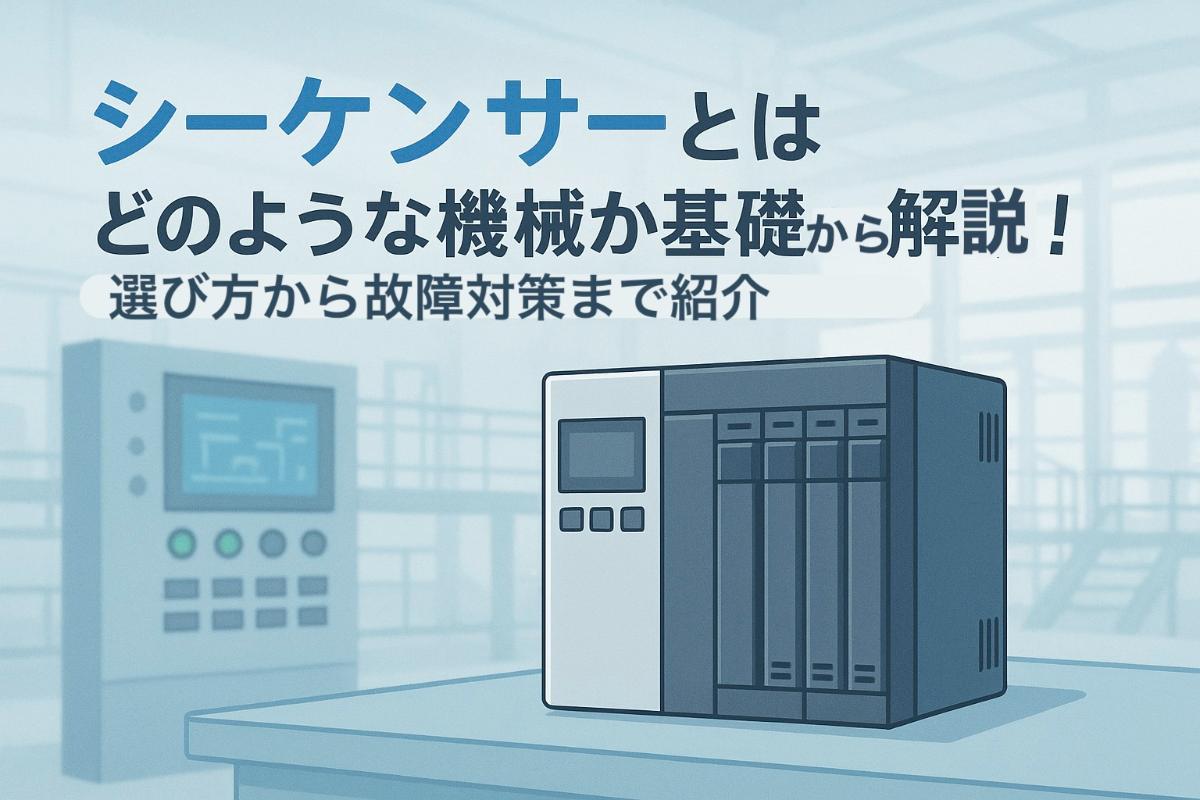 シーケンサーとはどのような機械か基礎から解説！選び方から故障対策 